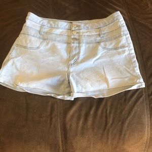 Light wash Charlotte Russe jean shorts